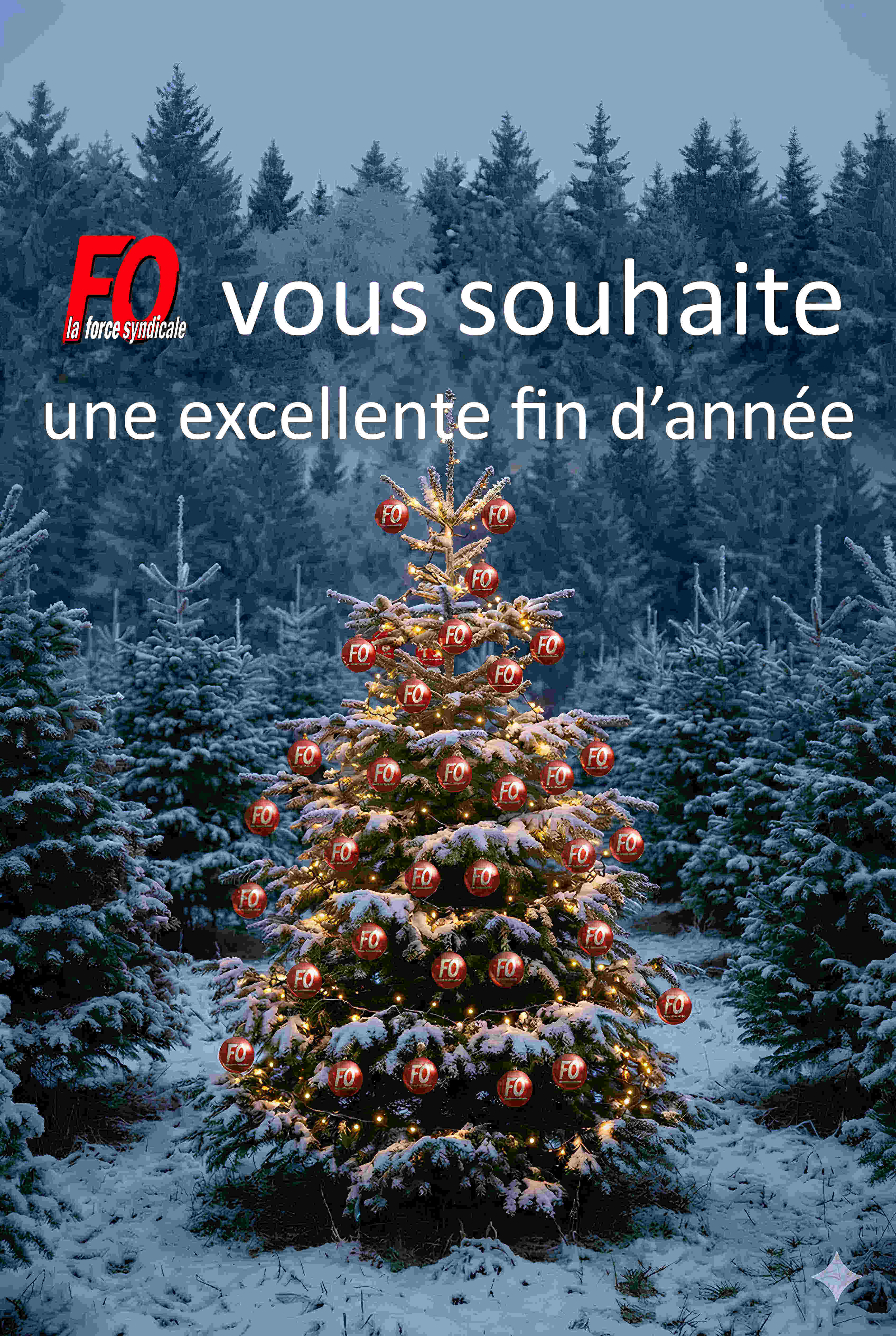 FO vous souhaite une excellente fin d année - FO Eviden Groupe Atos