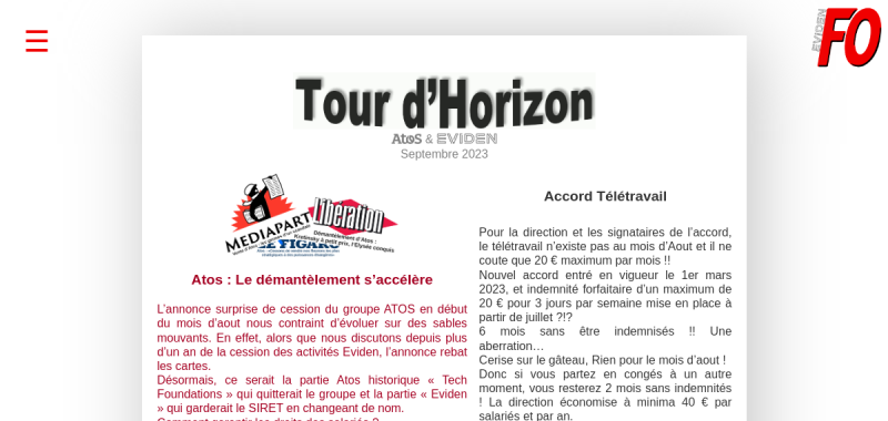 Tour d'horizon
