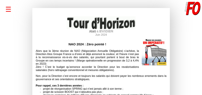 Tour d'horizon