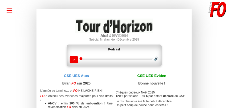 Spécial fin d'année